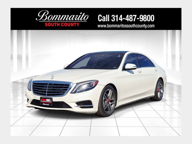 Diamond White 2015 Mercedes-Benz S-Class S 550 4MATIC Sedan All-Wheel Drive 7-Speed Automatic