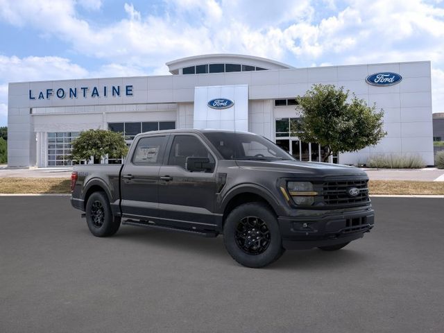 Black 2026 Ford F-150 XLT SuperCrew 4WD Pickup Truck Four-Wheel Drive Automatic