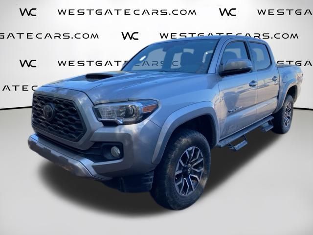 Silver 2020 Toyota Tacoma TRD Sport Double Cab RWD Pickup Truck 4X2 6-Speed Automatic