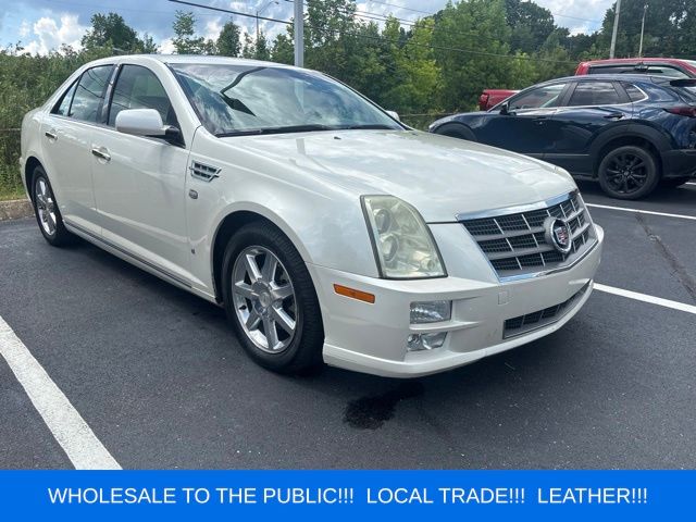 White Diamond Tricoat 2008 Cadillac STS Sedan Rear-Wheel Drive 6-Speed Automatic