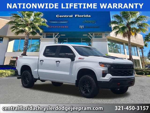 Summit White 2025 Chevrolet Silverado 1500 Pickup Truck Four-Wheel Drive 8-Speed Automatic