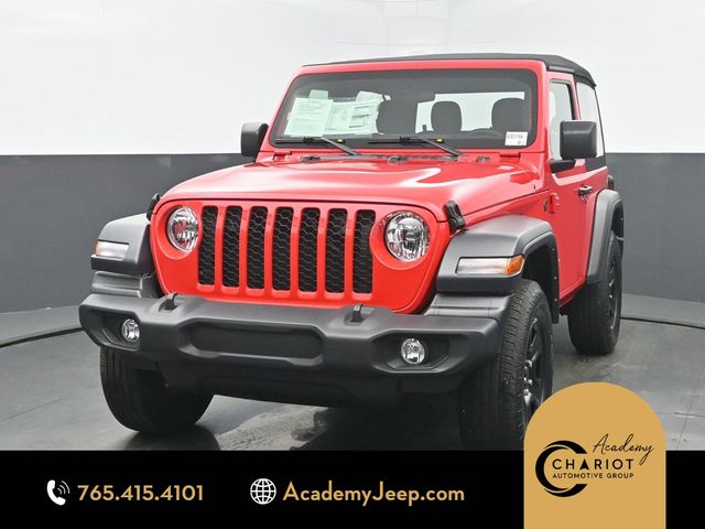 Firecracker Red Clearcoat 2024 Jeep Wrangler Sport 2-Door 4WD SUV / Crossover Four-Wheel Drive 8-Speed Automatic