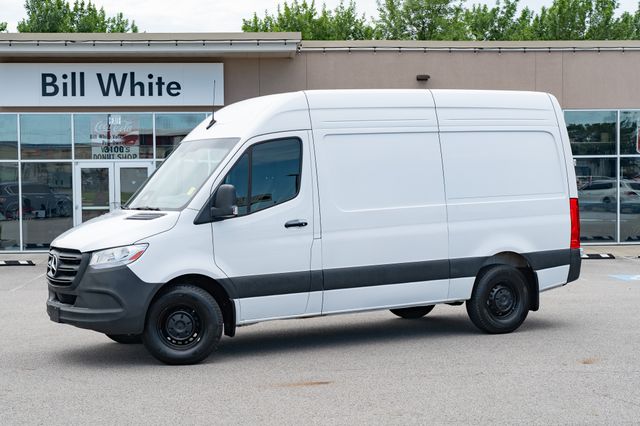 White 2025 Mercedes-Benz Sprinter Cargo 2500 144 RWD Van Rear-Wheel Drive 9-Speed Automatic