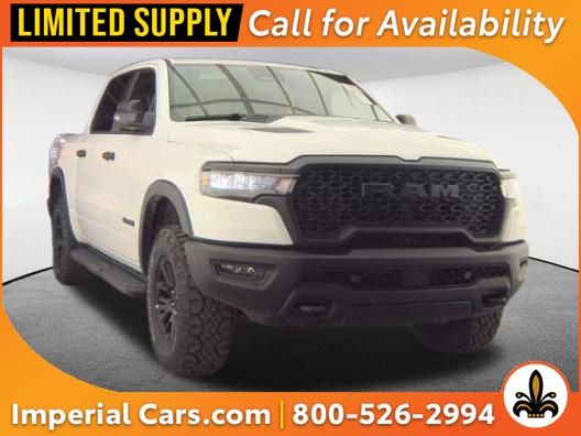 Bright White Clearcoat 2026 RAM 1500 Pickup Truck Four-Wheel Drive 8-Speed Automatic