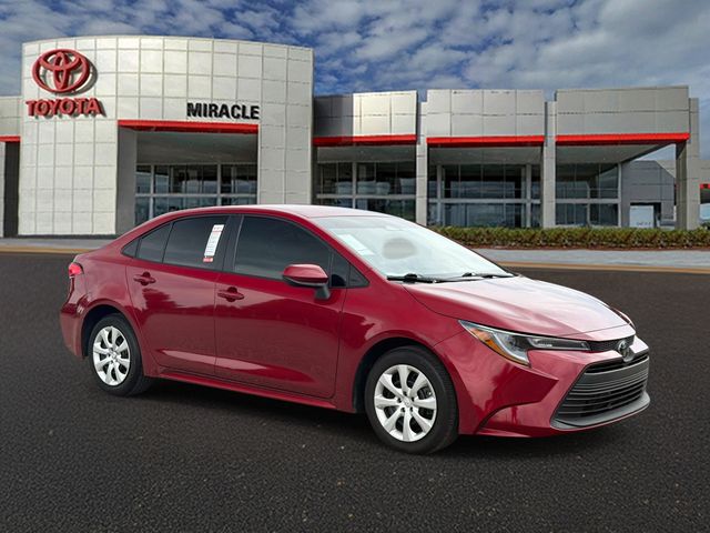 Red (Ruby Flare Pearl) 2025 Toyota Corolla Sedan Front-Wheel Drive Continuously Variable Transmission