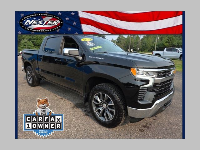 Black 2024 Chevrolet Silverado 1500 Pickup Truck Four-Wheel Drive 8-Speed Automatic