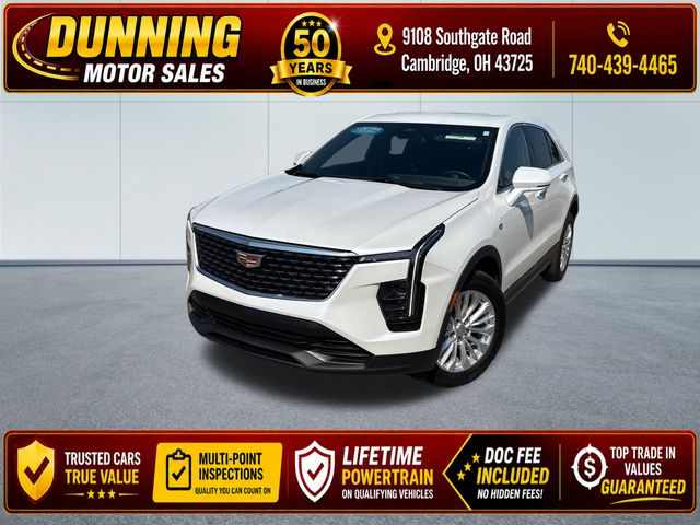 Crystal White Tricoat 2024 Cadillac XT4 SUV / Crossover Four-Wheel Drive 9-Speed Automatic