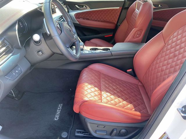 2025 Alta White Genesis G70 3.3T Sport Advanced RWD Sedan