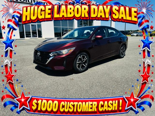 Rosewood Metallic 2024 Nissan Sentra Sedan Front-Wheel Drive Continuously Variable Transmission