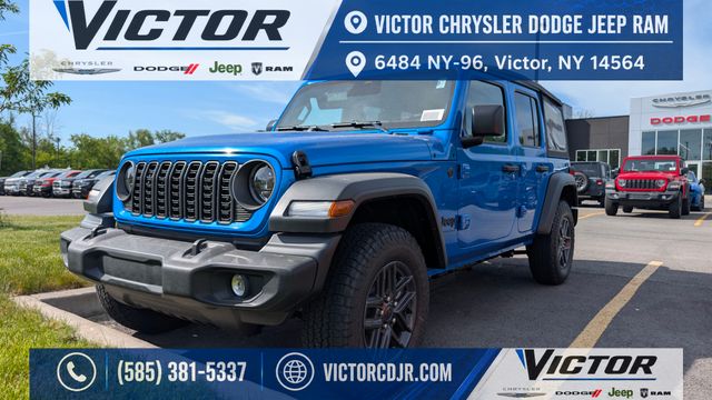 Hydro Blue Pearl Coat 2026 Jeep Wrangler SUV / Crossover Four-Wheel Drive 8-Speed Automatic