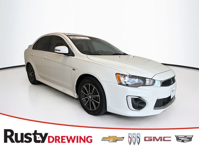 Diamond White Pearl 2017 Mitsubishi Lancer ES Sedan Front-Wheel Drive Continuously Variable Transmission