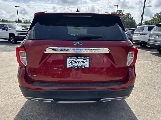 2022 Ford Explorer XLT Red at Toyota of Kenner