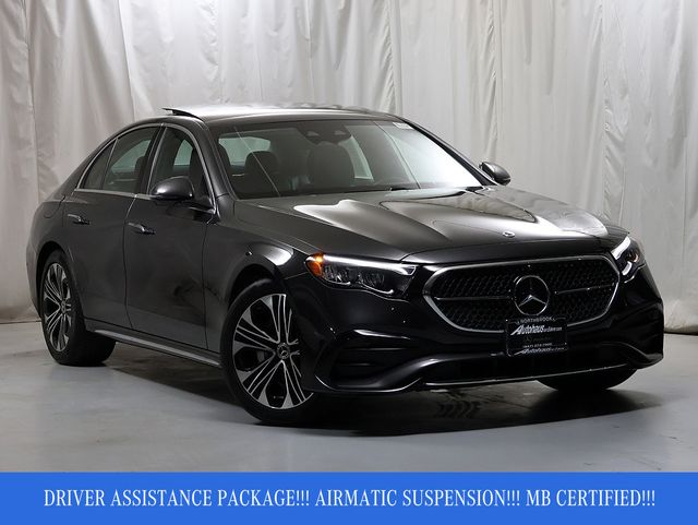 Graphite Gray Metallic 2025 Mercedes-Benz E-Class Sedan All-Wheel Drive 9-Speed Automatic