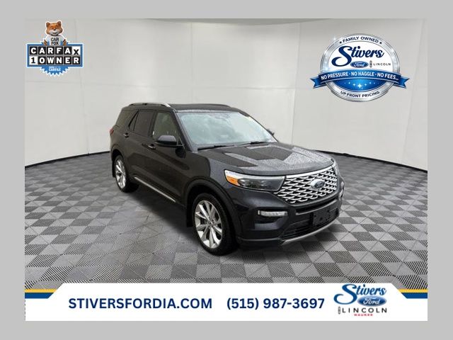 Agate Black Metallic 2022 Ford Explorer SUV / Crossover All-Wheel Drive Automatic