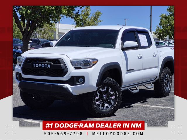 Super White 2019 Toyota Tacoma Pickup Truck Four-Wheel Drive 6-Speed Automatic