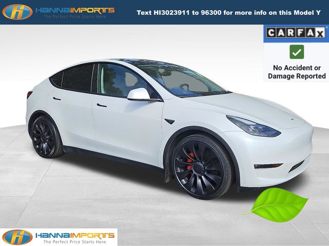 Pearl White Multi-Coat 2024 Tesla Model Y Performance AWD SUV / Crossover All-Wheel Drive 1-Speed Automatic