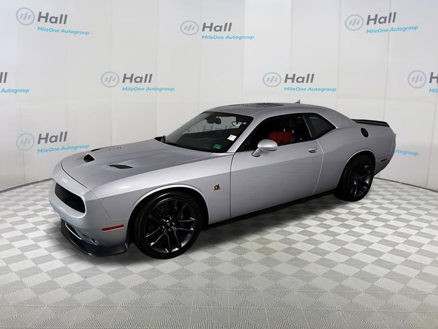 Triple Nickel Clearcoat 2023 Dodge Challenger R/T Scat Pack RWD Coupe Rear-Wheel Drive 6-Speed Manual