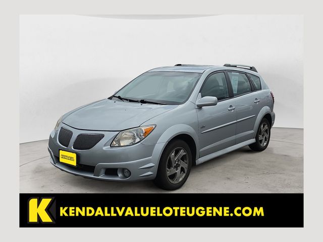 Gray (Platinum Silver) 2007 Pontiac Vibe Base Hatchback Front-Wheel Drive 4-Speed Automatic Overdrive