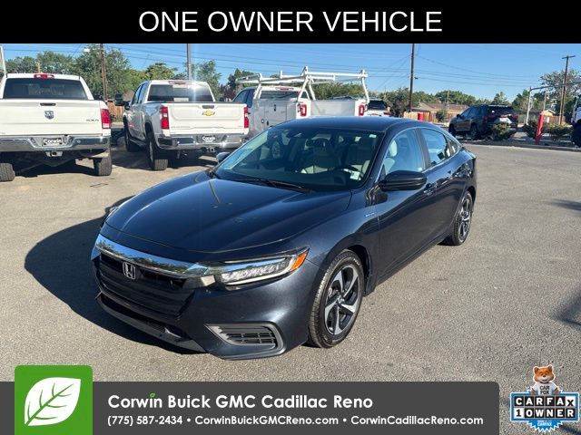Cosmic Blue Metallic 2021 Honda Insight Sedan Front-Wheel Drive Continuously Variable Transmission