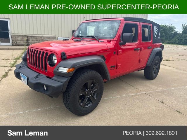 Firecracker Red Clearcoat 2021 Jeep Wrangler SUV / Crossover Four-Wheel Drive 8-Speed Automatic