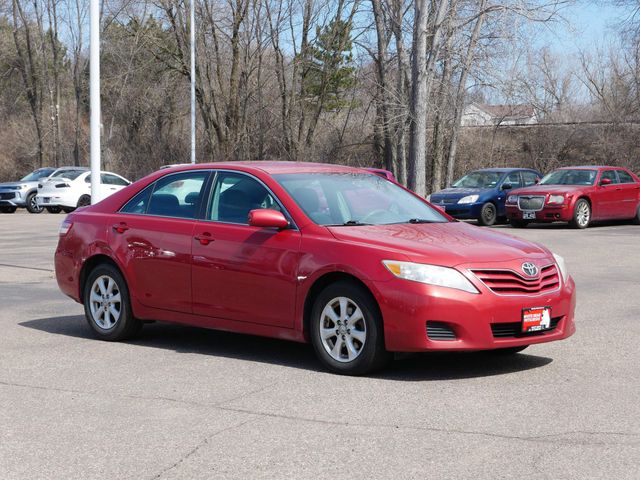 Barcelona Red Metallic 2011 Toyota Camry LE Sedan Front-Wheel Drive 6-Speed Automatic
