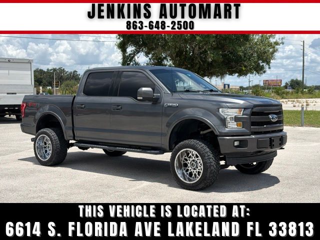 Gray (Magnetic) 2017 Ford F-150 Pickup Truck Four-Wheel Drive 6-Speed Automatic