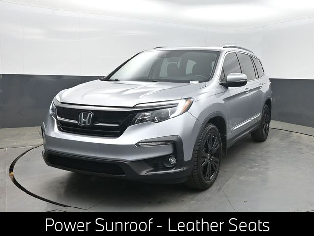 Lunar Silver Metallic 2021 Honda Pilot SUV / Crossover Front-Wheel Drive 9-Speed Automatic