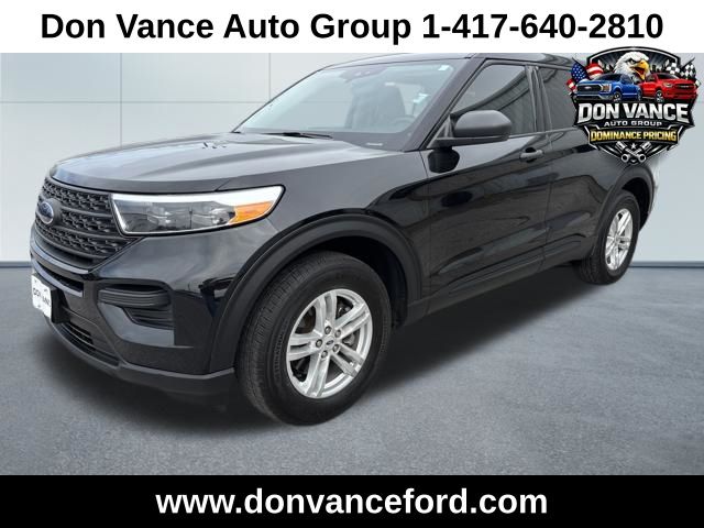 Black Metallic 2023 Ford Explorer AWD SUV / Crossover All-Wheel Drive Automatic