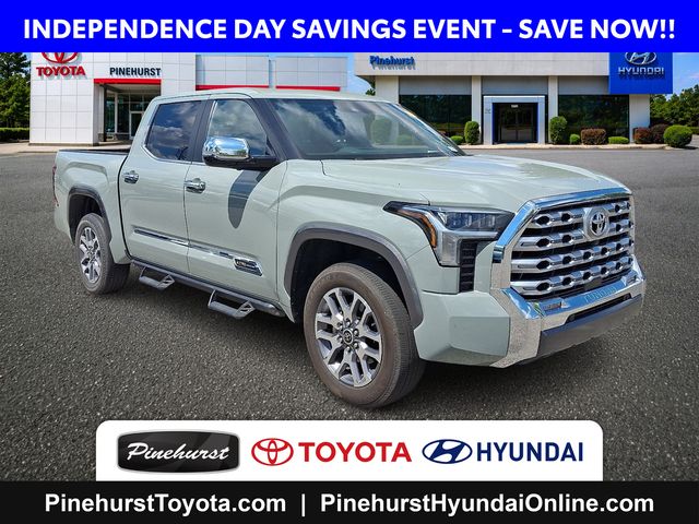 Green 2024 Toyota Tundra Pickup Truck Four-Wheel Drive Automatic