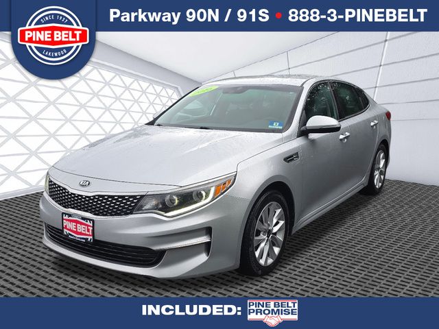Sparkling Silver 2016 Kia Optima Sedan Front-Wheel Drive 6-Speed Automatic