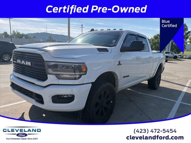 Bright White Clearcoat 2022 RAM 2500 Pickup Truck Four-Wheel Drive 6-Speed Automatic