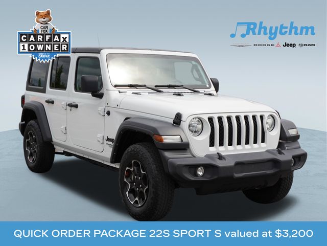 Bright White Clearcoat 2021 Jeep Wrangler SUV / Crossover Four-Wheel Drive 8-Speed Automatic