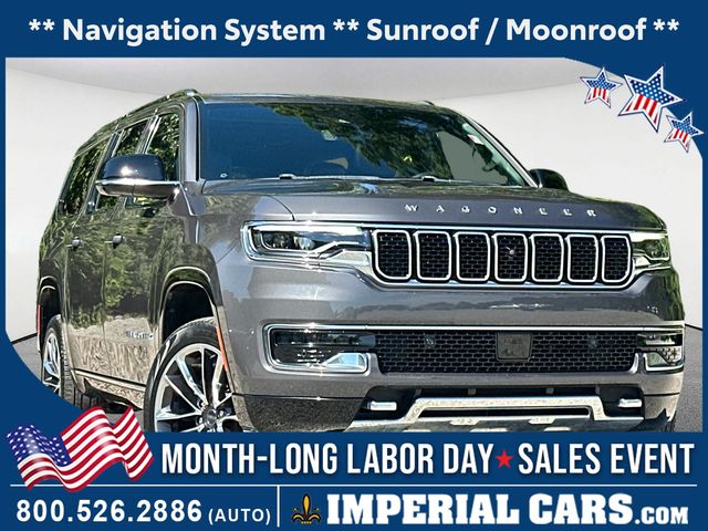Baltic Gray Metallic Clearcoat 2024 Jeep Wagoneer L SUV / Crossover Four-Wheel Drive 8-Speed Automatic