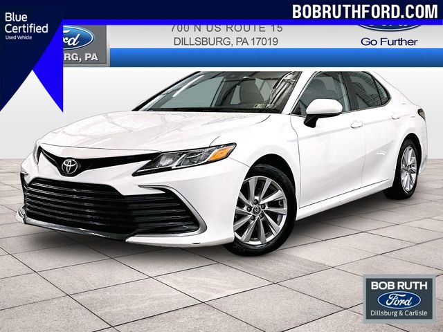 2022 Toyota Camry LE White at Subaru and VW of Moon Township