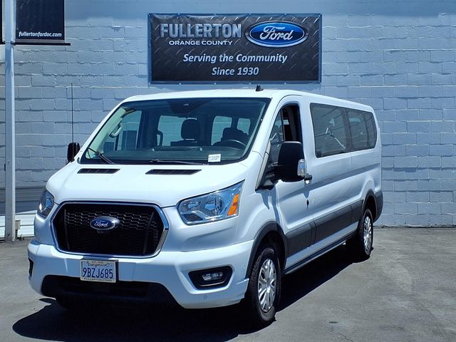 Oxford White 2022 Ford Transit Passenger Van Rear-Wheel Drive
