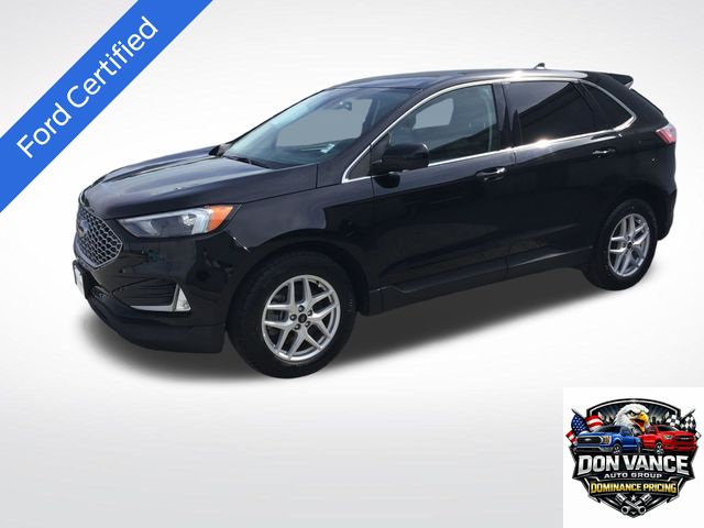 Black Metallic 2023 Ford Edge SUV / Crossover All-Wheel Drive 8-Speed Automatic