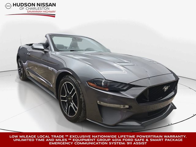 Gray Metallic 2021 Ford Mustang Convertible Rear-Wheel Drive Automatic
