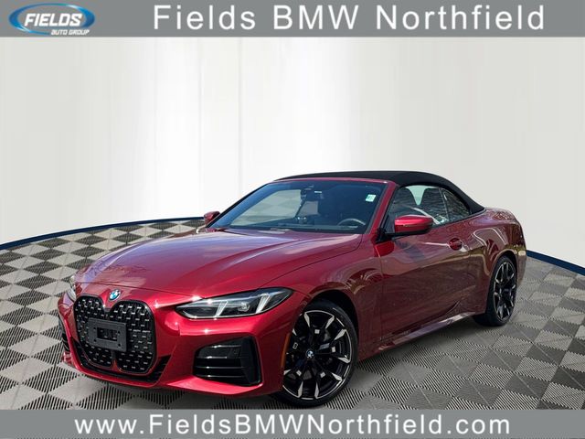 Red Metallic 2026 BMW 4 Series 430i Convertible xDrive Convertible All-Wheel Drive 8-Speed Automatic