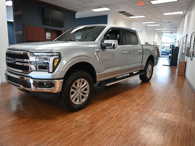 Silver Metallic 2026 Ford F-150 Lariat SuperCrew 4WD Pickup Truck Four-Wheel Drive Automatic