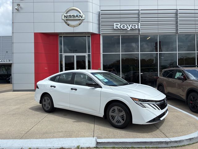 White (Fresh Powder) 2026 Nissan Sentra S FWD Sedan Front-Wheel Drive Continuously Variable Transmission