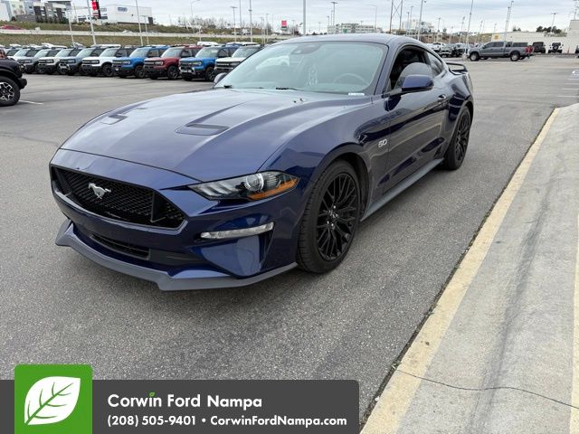 Kona Blue 2019 Ford Mustang GT Premium Coupe RWD Coupe Rear-Wheel Drive Automatic