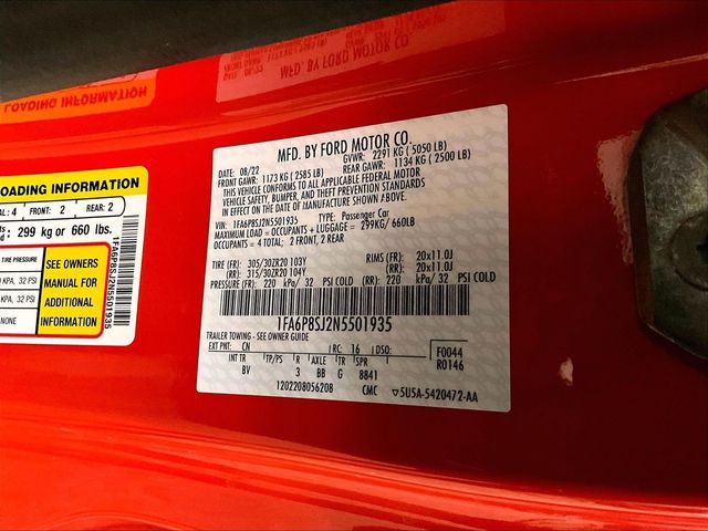 2022 Ford Mustang Shelby GT500 Orange at Luther Ford