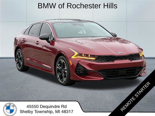 Passion Red 2021 Kia K5 GT-Line FWD Sedan Front-Wheel Drive 8-Speed Automatic