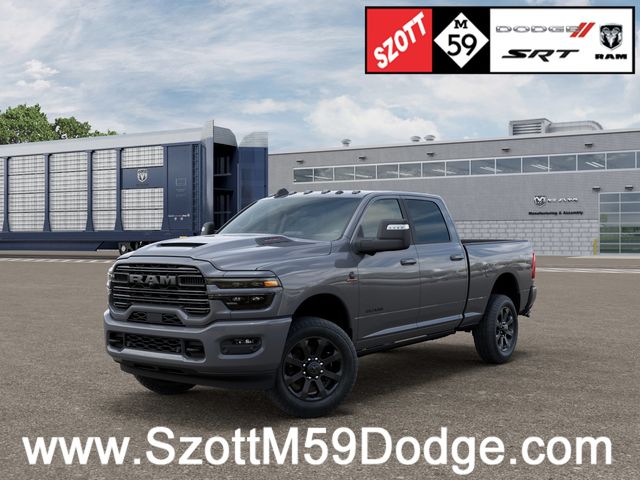 Ceramic Gray Clearcoat 2026 RAM 2500 Laramie Crew Cab 4WD Pickup Truck Four-Wheel Drive 8-Speed Automatic