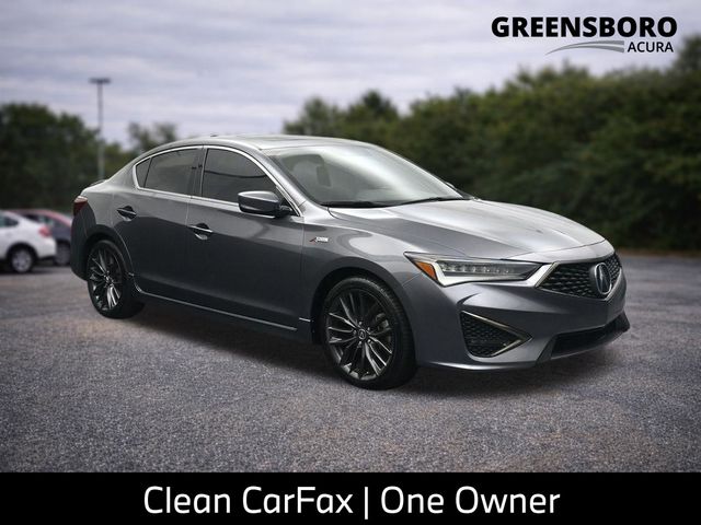 Gray (Modern Steel Metallic) 2022 Acura ILX Sedan Front-Wheel Drive 8-Speed Dual Clutch