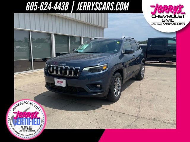 Slate Blue Pearlcoat 2021 Jeep Cherokee SUV / Crossover Four-Wheel Drive 9-Speed Automatic