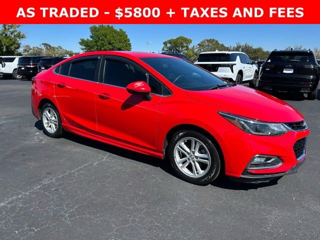 Red Hot 2018 Chevrolet Cruze LT Sedan FWD Sedan Front-Wheel Drive 6-Speed Automatic