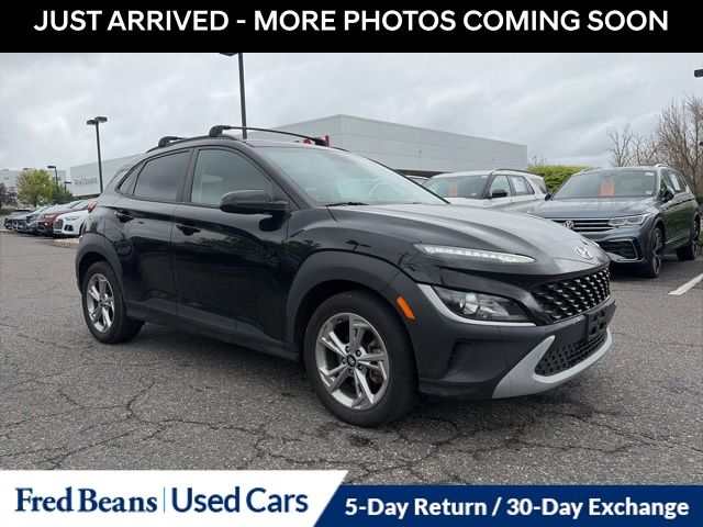 Abyss Black Pearl 2023 Hyundai Kona SEL AWD SUV / Crossover All-Wheel Drive Continuously Variable Transmission