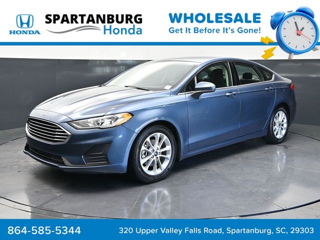 Blue Metallic 2019 Ford Fusion SE Sedan Front-Wheel Drive 6-Speed Automatic