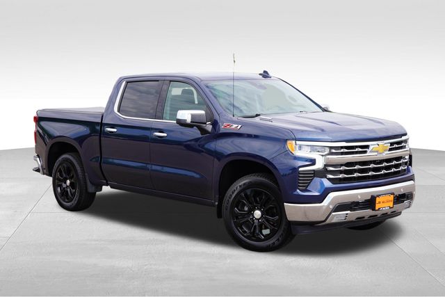 Northsky Blue Metallic 2023 Chevrolet Silverado 1500 Pickup Truck Four-Wheel Drive Automatic